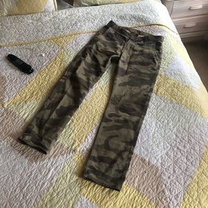 Docker slim fit camo pants size 30/30